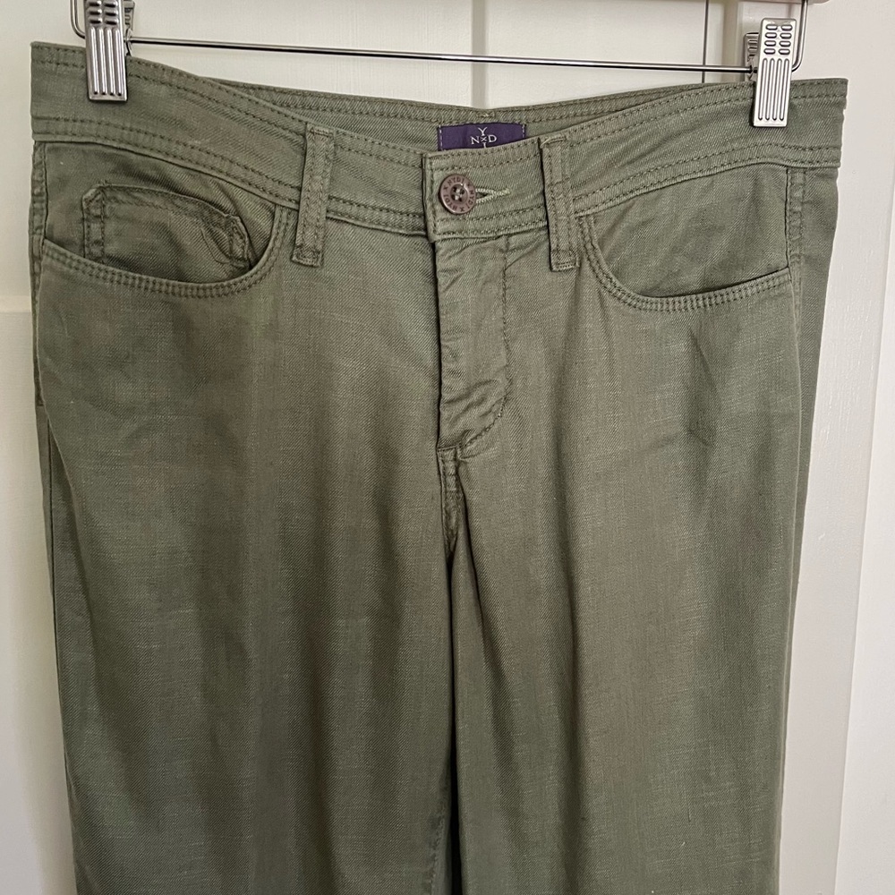 NYDJ Linen Trouser Pants - Picture 3 of 7